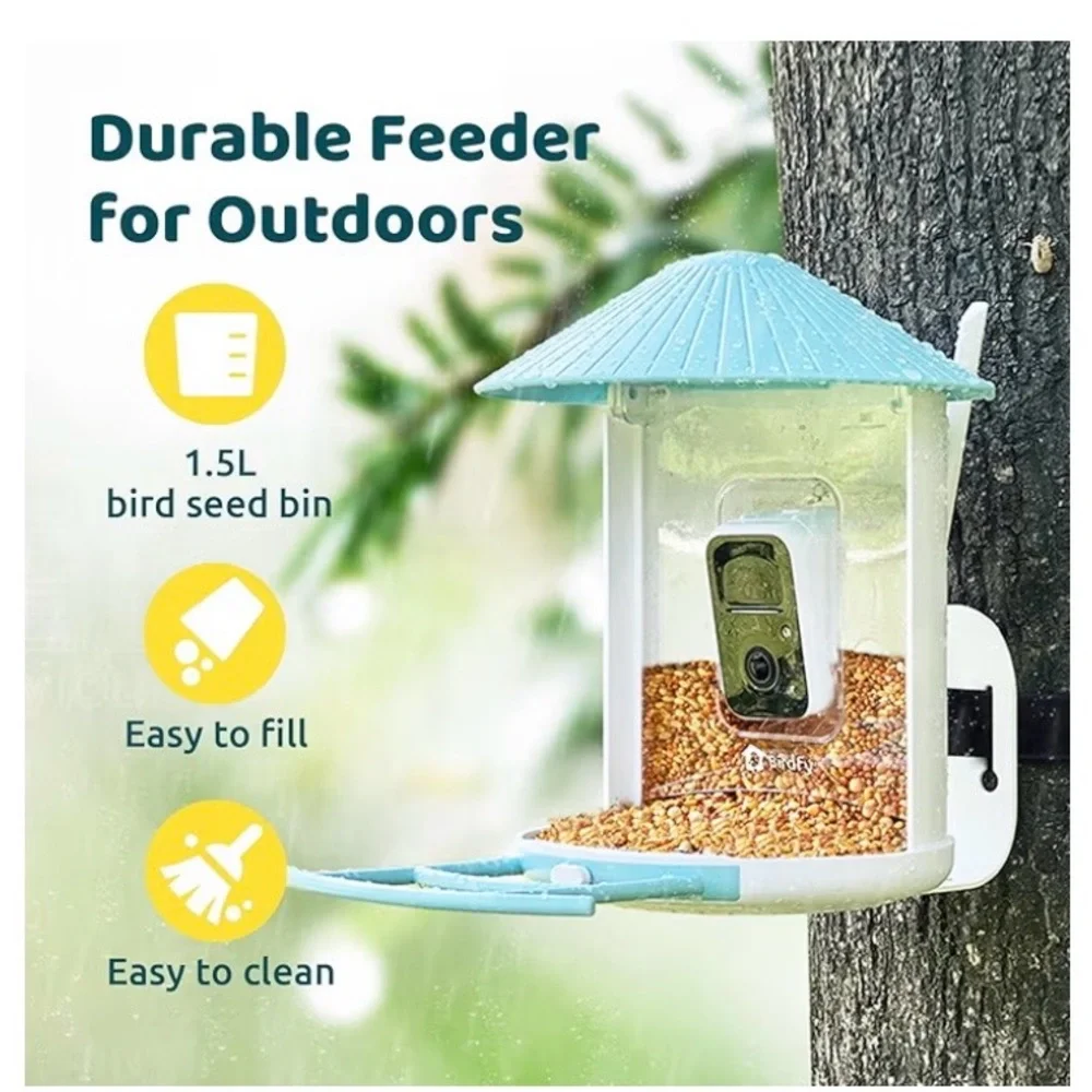 New in Box/Never used  Net-Vue Birdfy Smart Bird Feeder with Camera